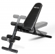 Posilovací lavice FLOW Fitness SMB50 z profilu - možnost polohování