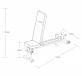 PRIMAL STRENGTH - Commercial Folding Adjustable Bench Rozměry